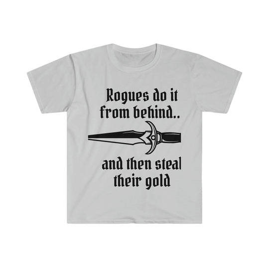 Rogues do it from behind - Unisex Softstyle T-Shirt