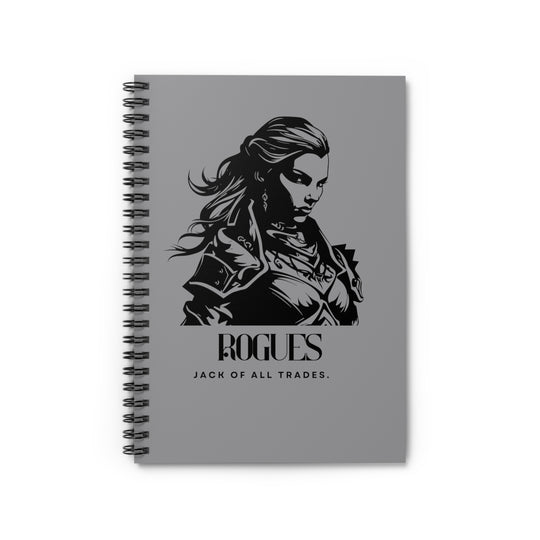 Rogues - Jack of all trades - Spiral Notebook - Ruled Line