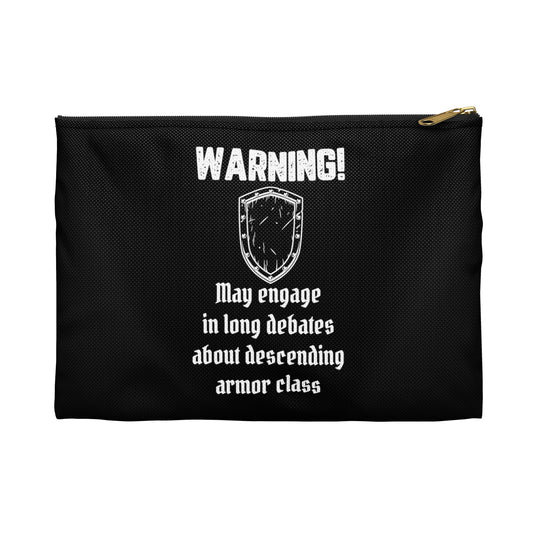 Descending Armor Class (white lettering) - Accessory Pouch