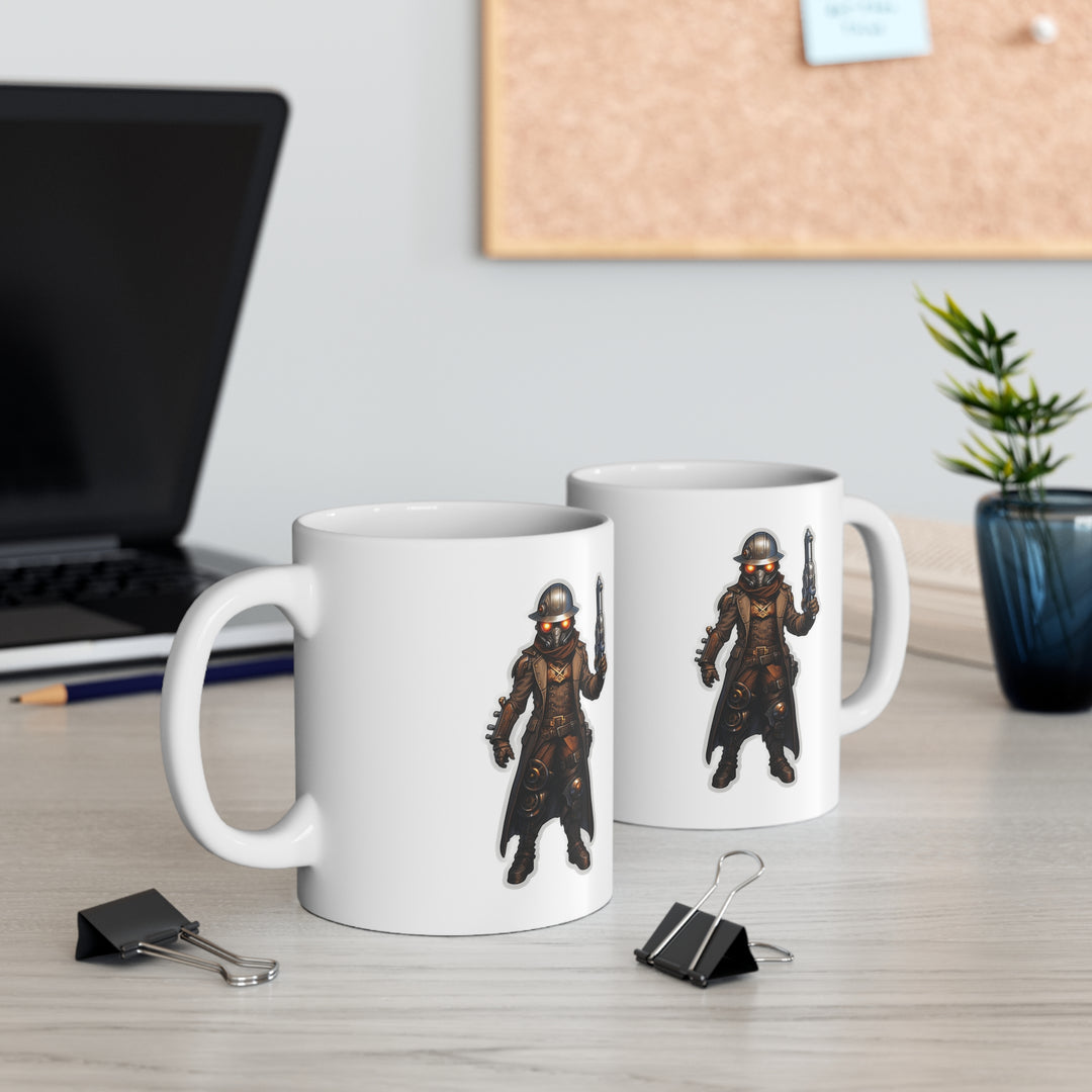 Steampunk Paladin 1 - Ceramic Mug 11oz