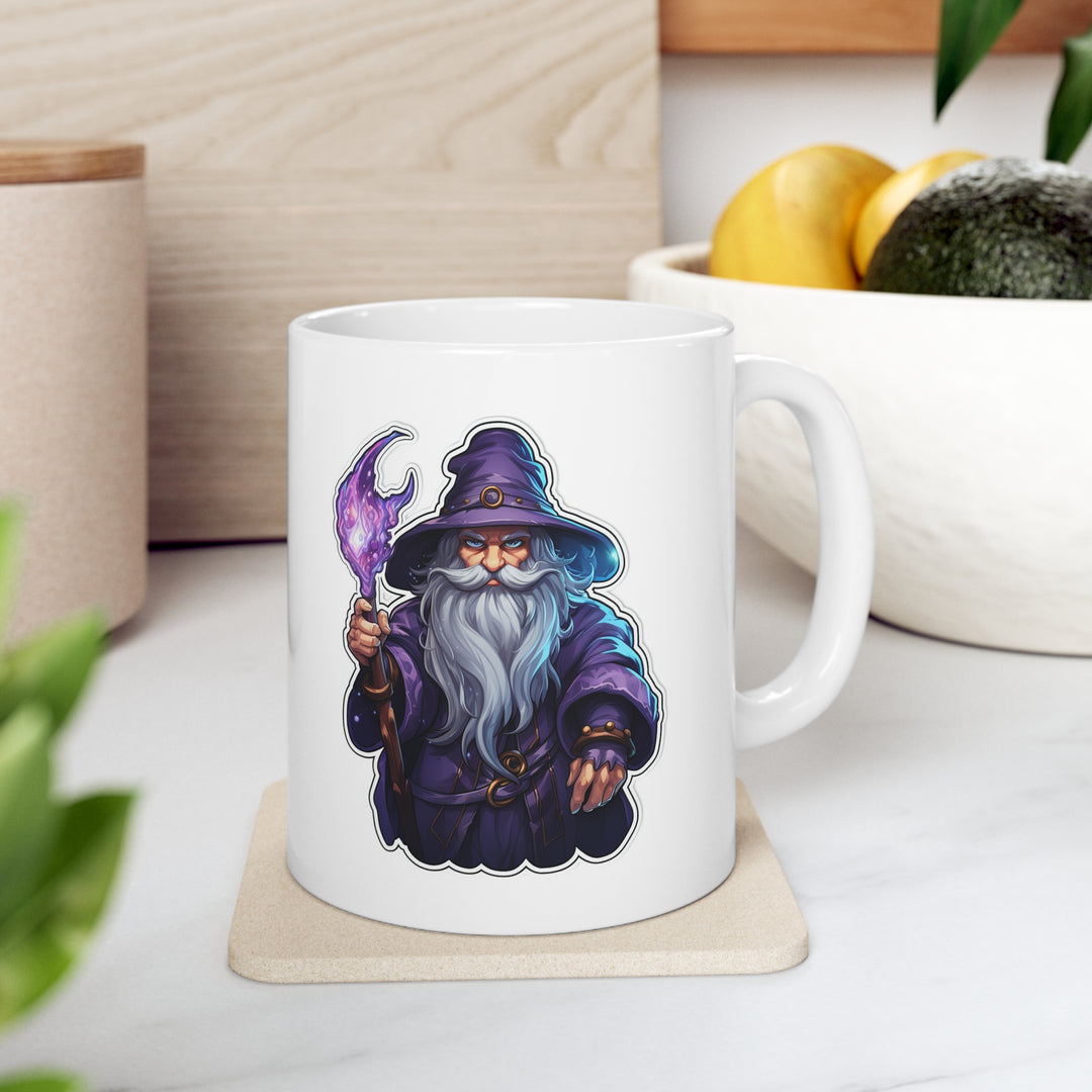 Cartoon Wizard 2  - Ceramic Mug 11oz