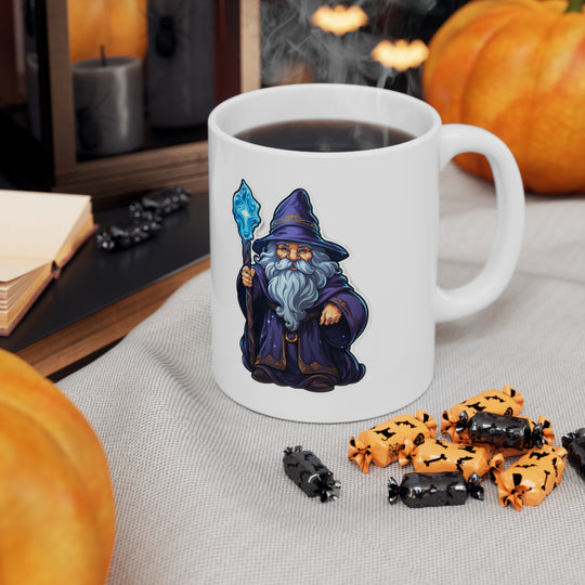 Cartoon Wizard  - Ceramic Mug 11oz