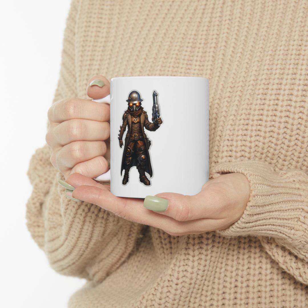 Steampunk Paladin 1 - Ceramic Mug 11oz