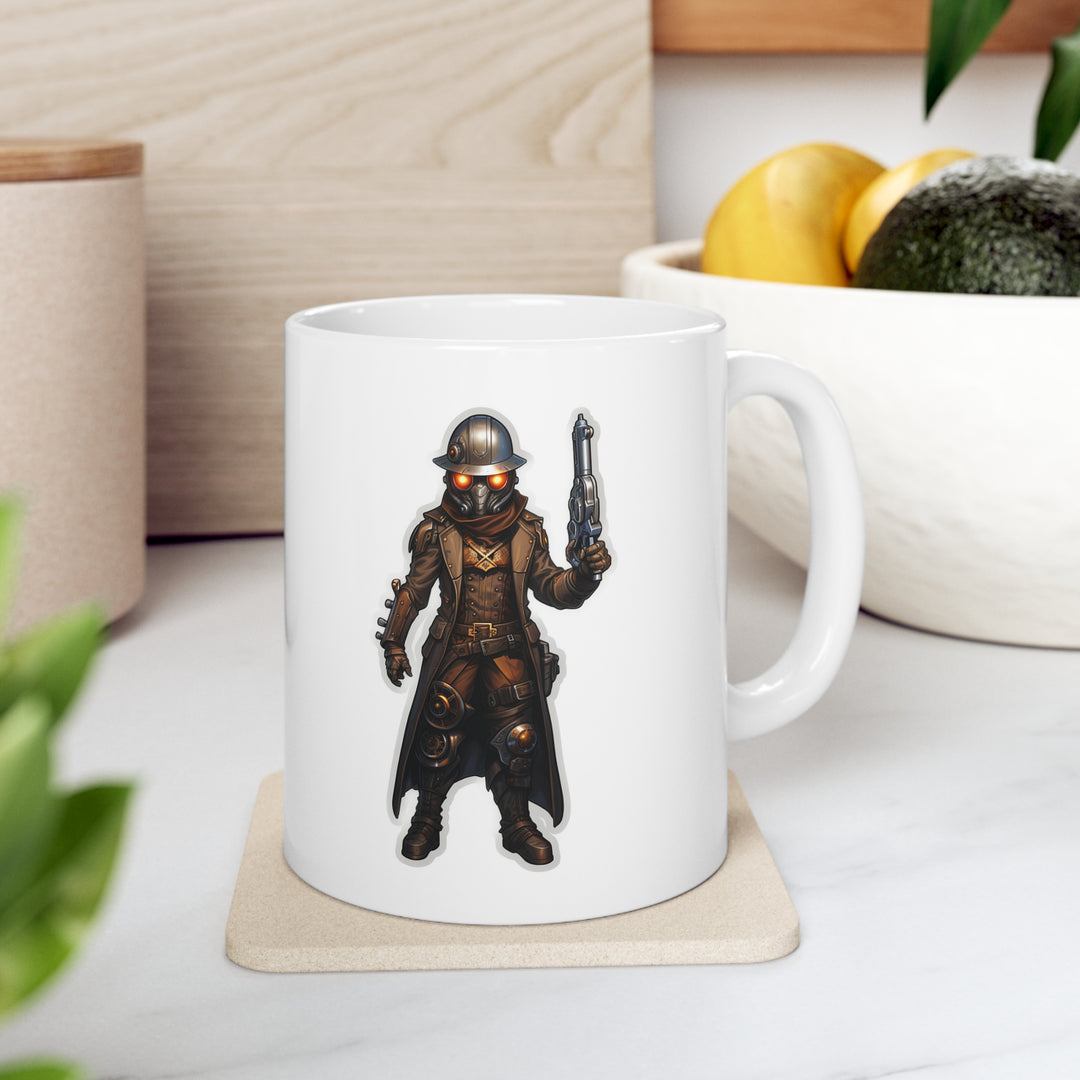 Steampunk Paladin 1 - Ceramic Mug 11oz