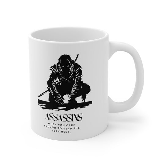 Assassins - When you care enough to send the very best - Ceramic Mug 11oz