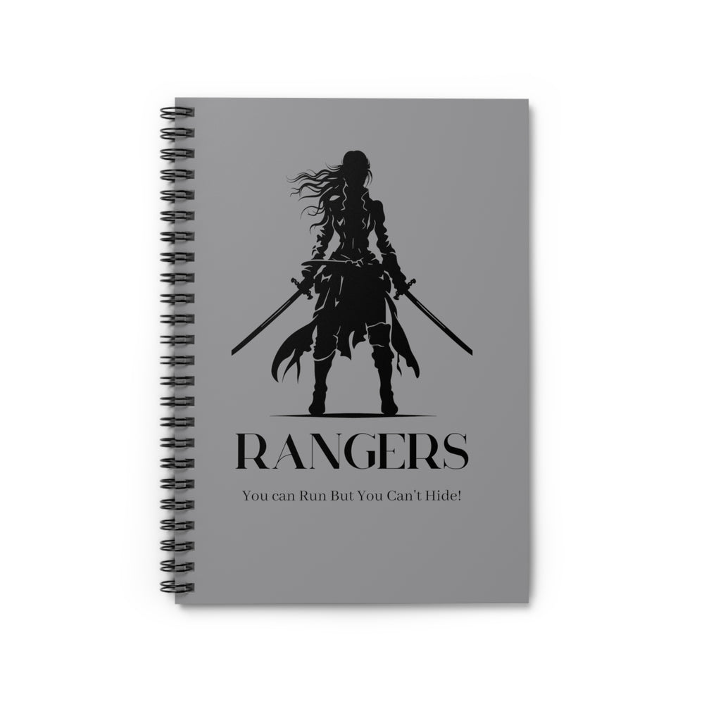 Rangers - You can run but you can't hide - Spiral Notebook - Ruled Line