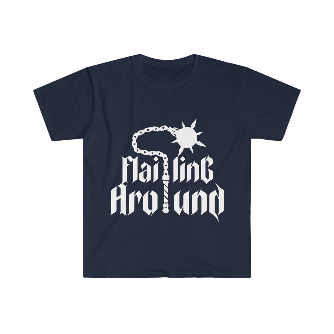 Flailing Around (White) - Unisex Softstyle T-Shirt