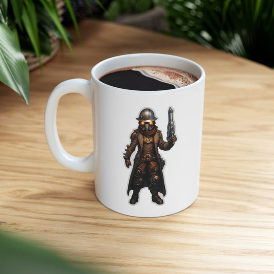 Steampunk Paladin 1 - Ceramic Mug 11oz