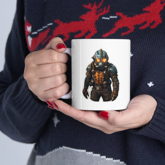 Dieselpunk Warrior  - Ceramic Mug 11oz