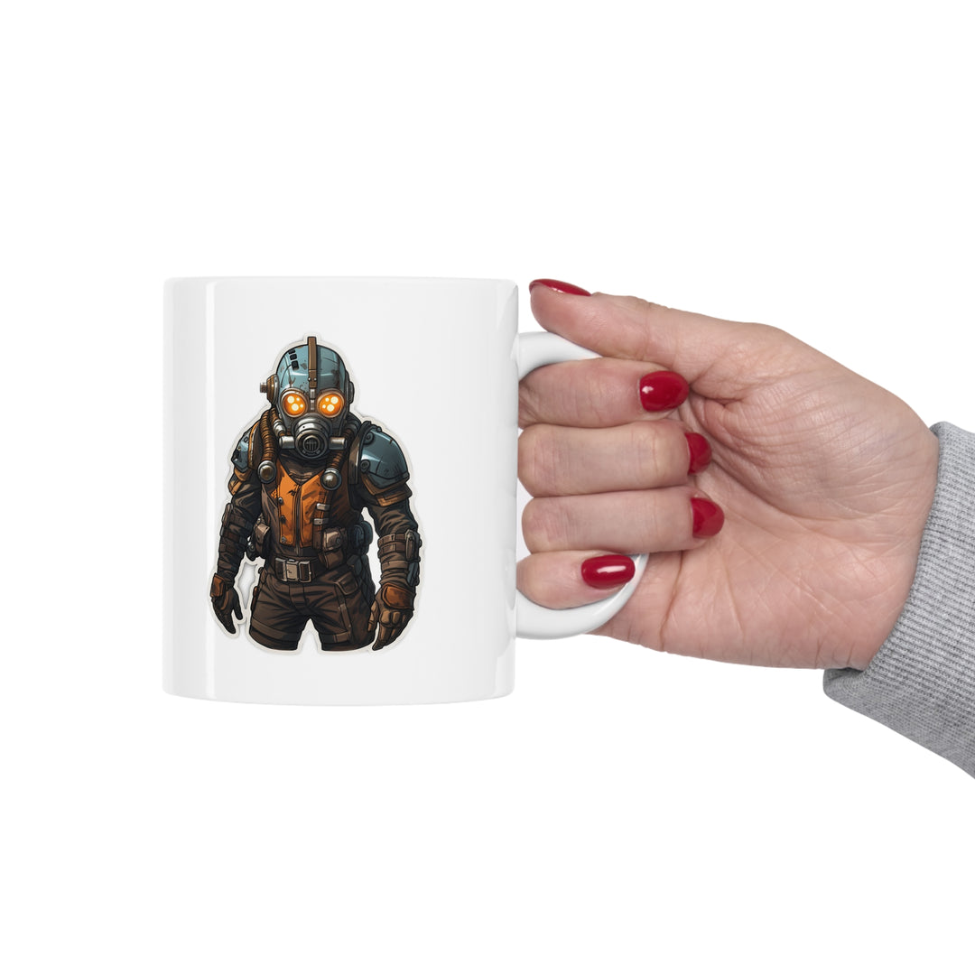 Dieselpunk Warrior  - Ceramic Mug 11oz