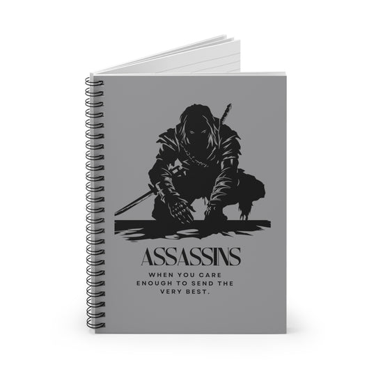 Assassins - When you care enough to send the very best - Spiral Notebook - Ruled Line