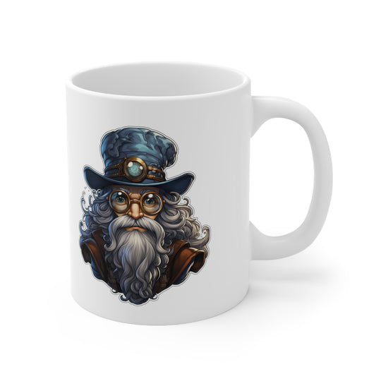 Steampunk Wizard - Ceramic Mug 11oz