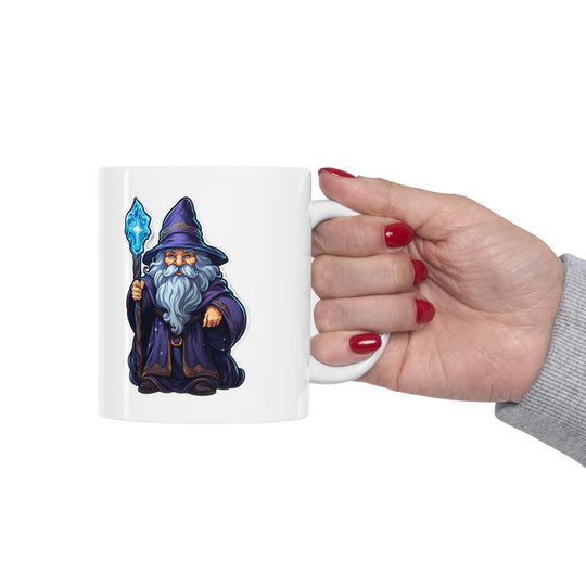 Cartoon Wizard  - Ceramic Mug 11oz