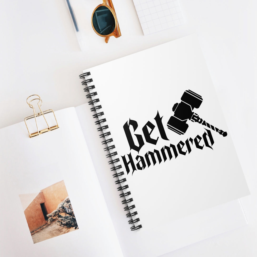 Get Hammered - Spiral Notebook - Ruled Line