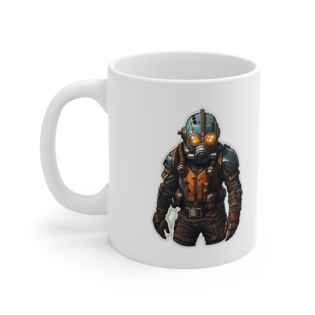 Dieselpunk Warrior  - Ceramic Mug 11oz