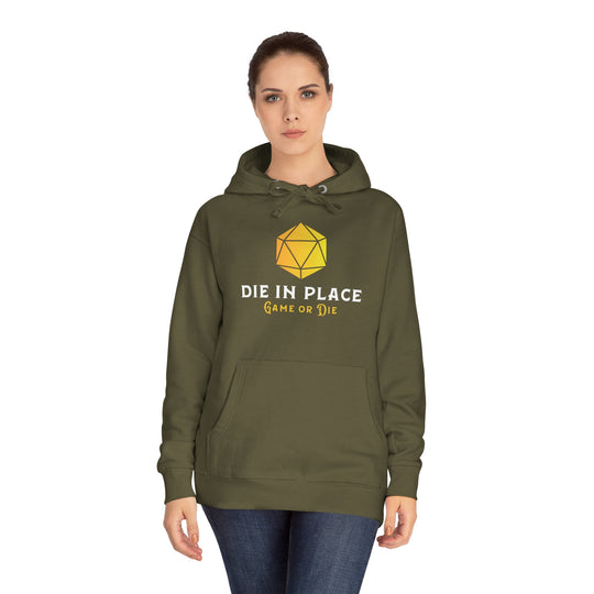 Die in Place - Unisex Fleece Hoodie