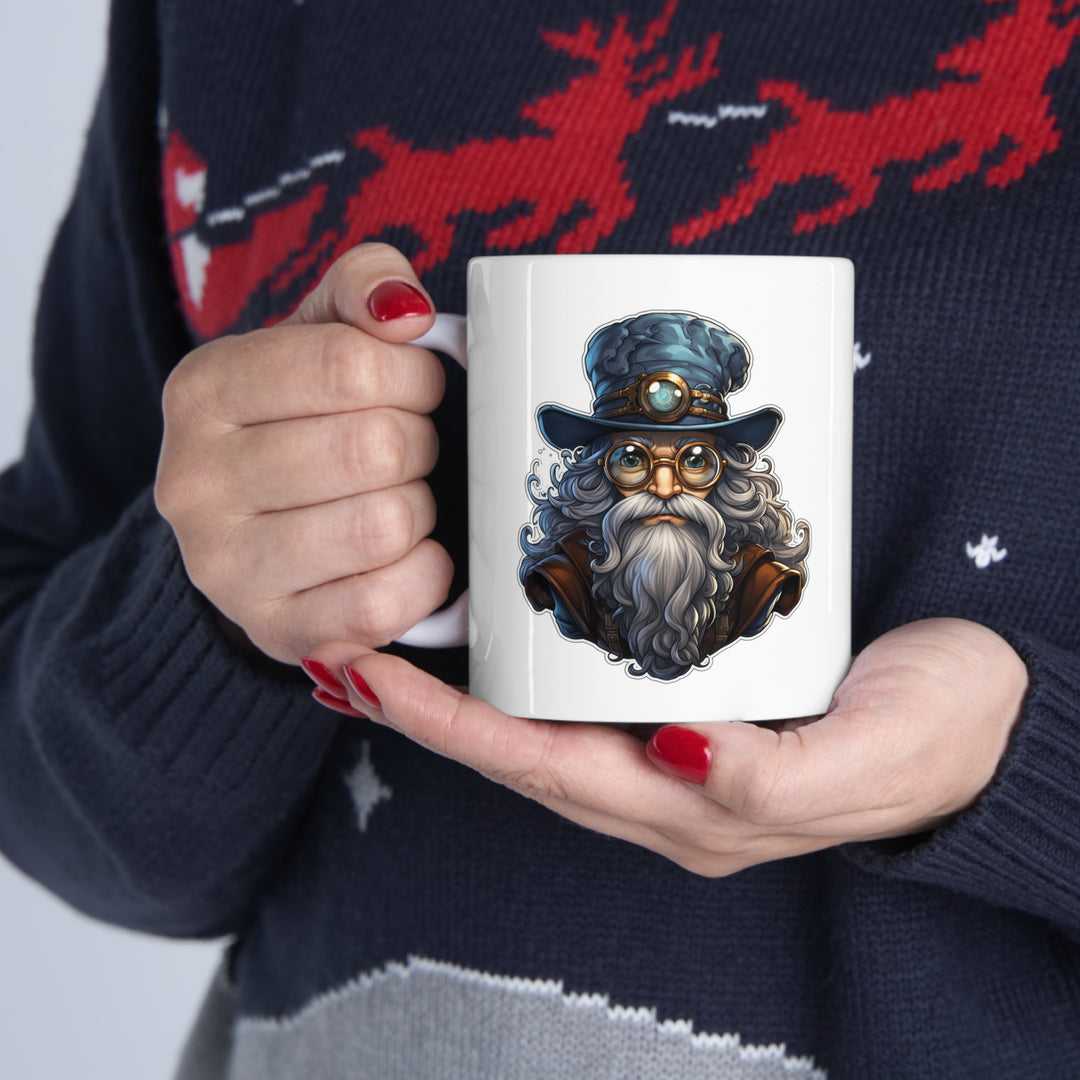 Steampunk Wizard - Ceramic Mug 11oz