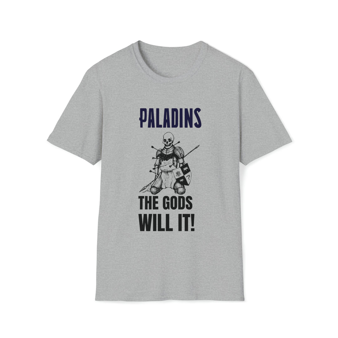 Paladin - The Gods Will It - Unisex Softstyle T-Shirt