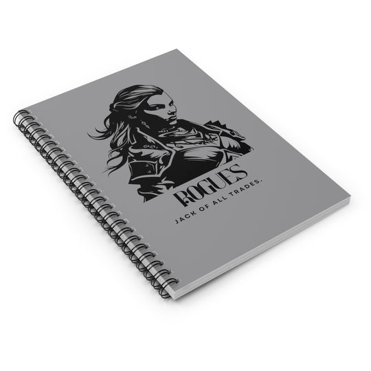 Rogues - Jack of all trades - Spiral Notebook - Ruled Line