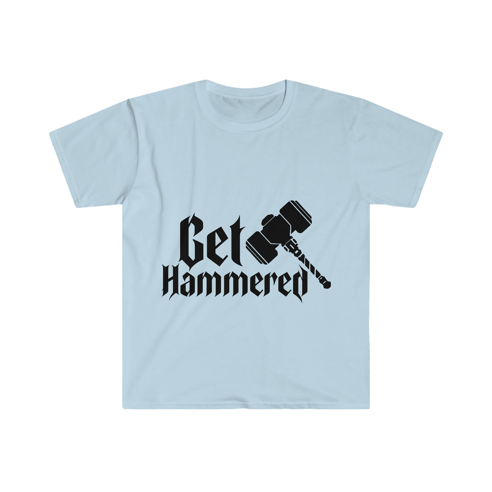 Get Hammered (Black) - Unisex Softstyle T-Shirt