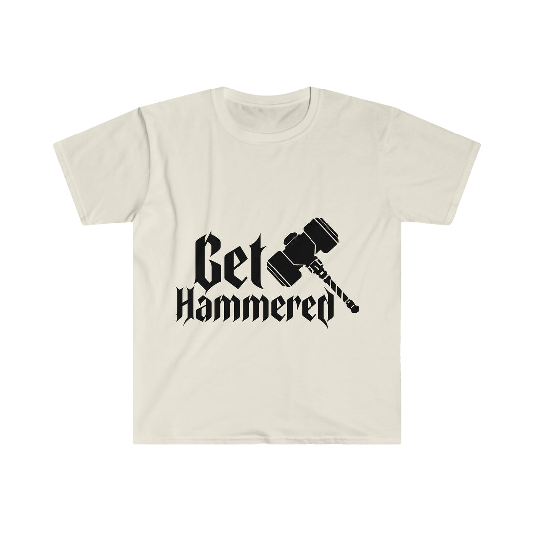 Get Hammered (Black) - Unisex Softstyle T-Shirt