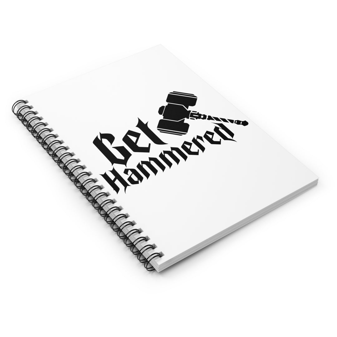 Get Hammered - Spiral Notebook - Ruled Line