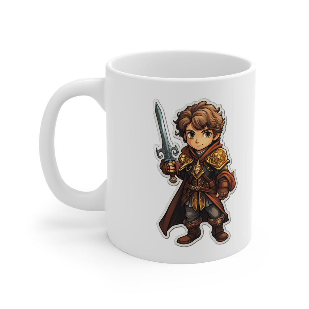 Cartoony Paladin  - Ceramic Mug 11oz