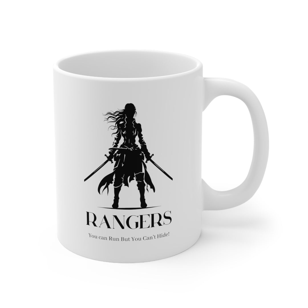 Rangers - You can run but you can't hide - Ceramic Mug 11oz