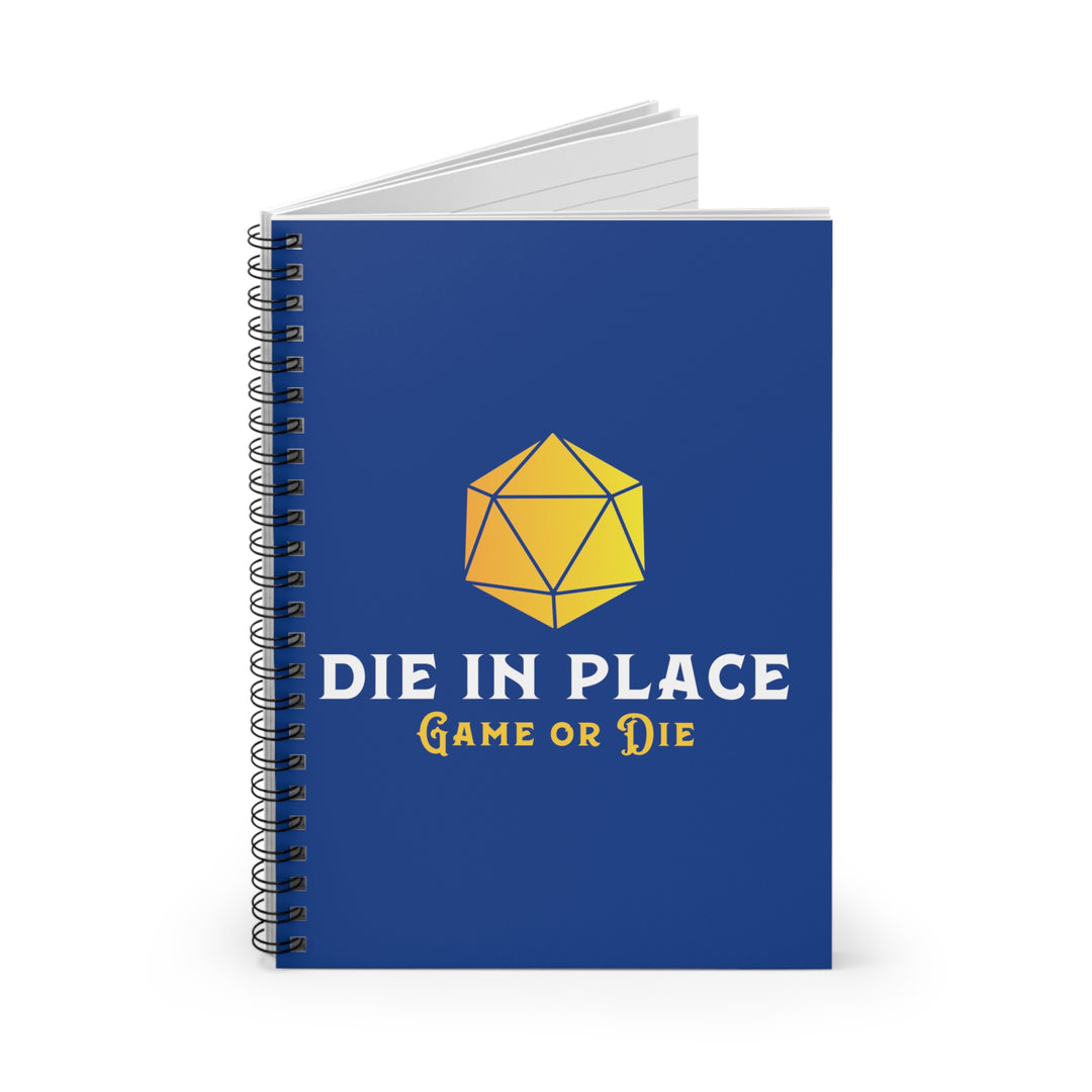 Die in Place - Spiral Notebook - Ruled Line