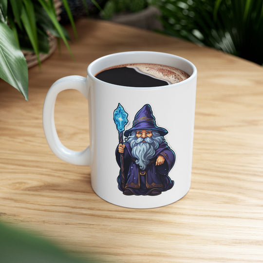 Cartoon Wizard  - Ceramic Mug 11oz