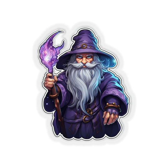 Kiss-Cut Stickers - Cartoony Wizard