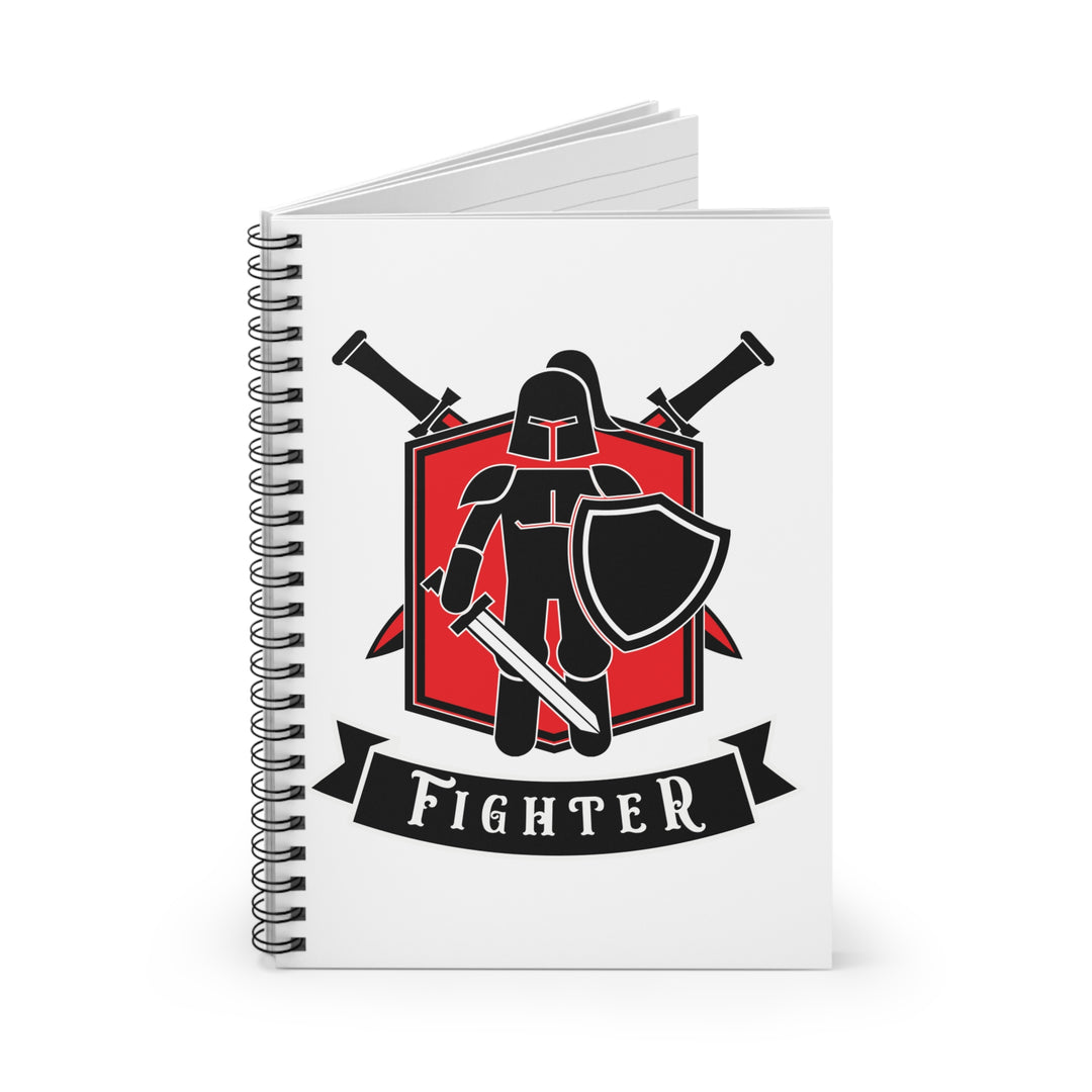 Fighter - Spiral Notebook - Ruled Line