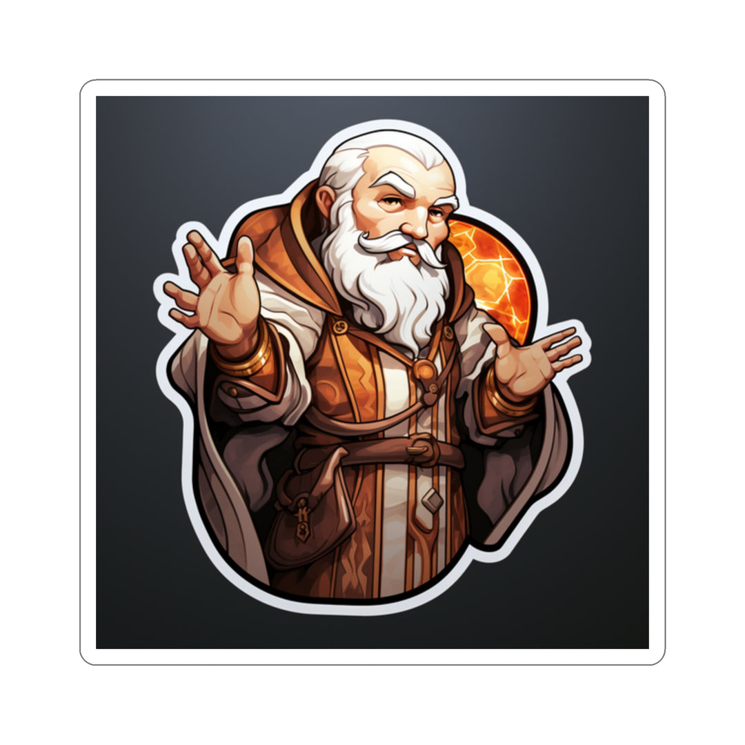 Kiss-Cut Stickers - Cartoony Cleric