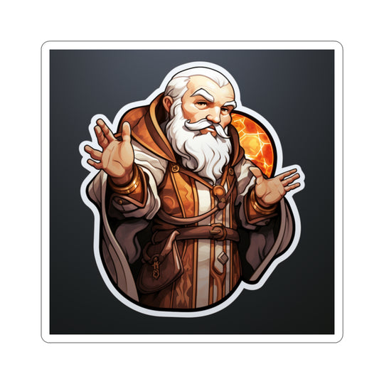 Kiss-Cut Stickers - Cartoony Cleric