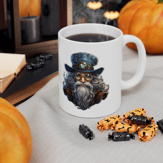 Steampunk Wizard - Ceramic Mug 11oz