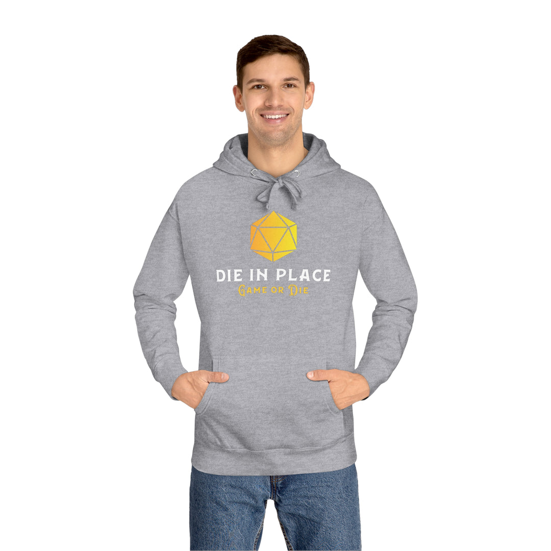 Die in Place - Unisex Fleece Hoodie