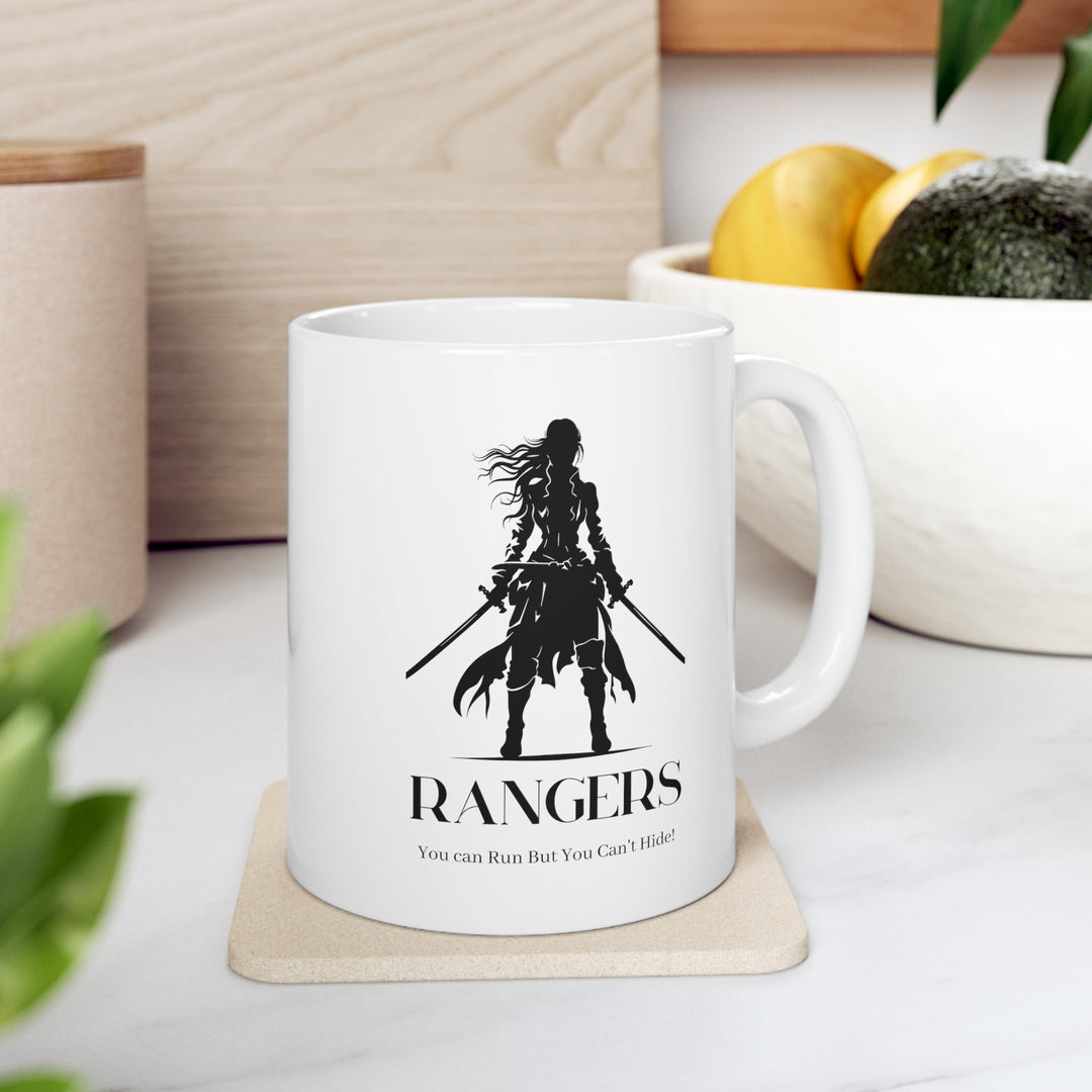 Rangers - You can run but you can't hide - Ceramic Mug 11oz