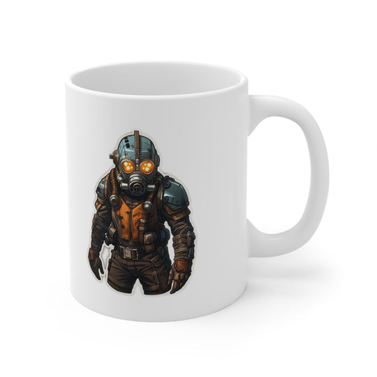 Dieselpunk Warrior  - Ceramic Mug 11oz