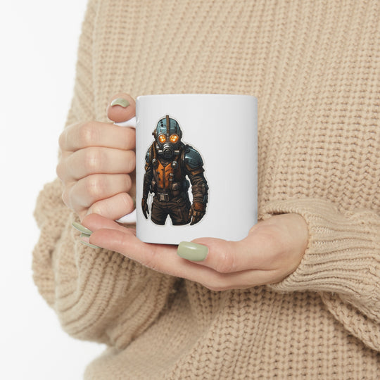 Dieselpunk Warrior  - Ceramic Mug 11oz