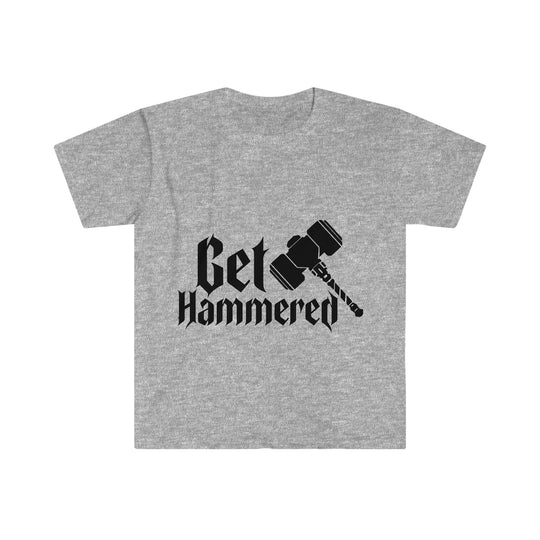 Get Hammered (Black) - Unisex Softstyle T-Shirt