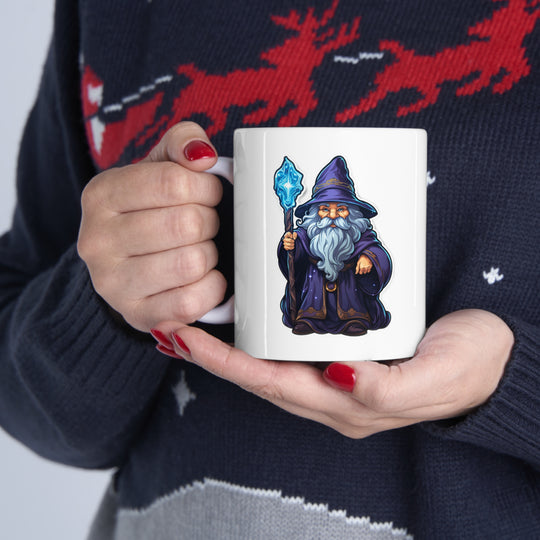 Cartoon Wizard  - Ceramic Mug 11oz