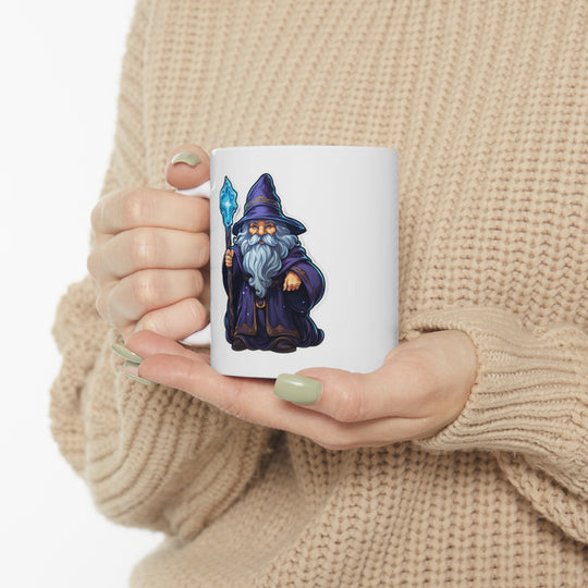 Cartoon Wizard  - Ceramic Mug 11oz