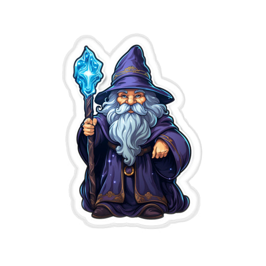 Kiss-Cut Stickers - Cartoony Wizard No.2