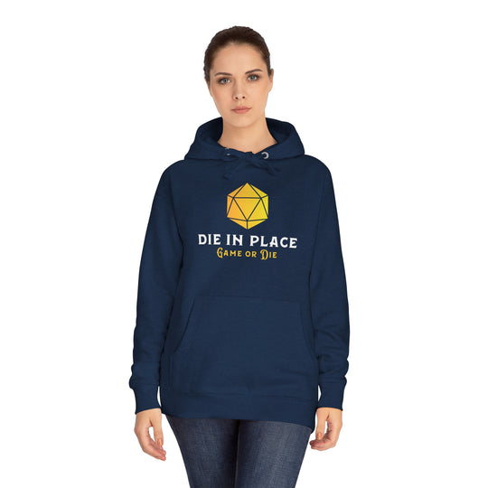 Die in Place - Unisex Fleece Hoodie