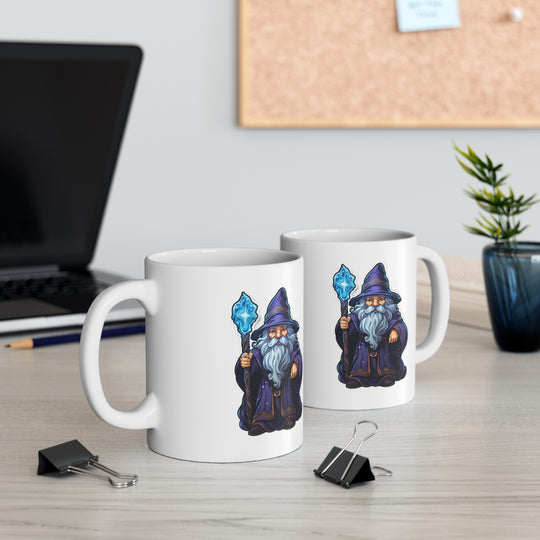 Cartoon Wizard  - Ceramic Mug 11oz